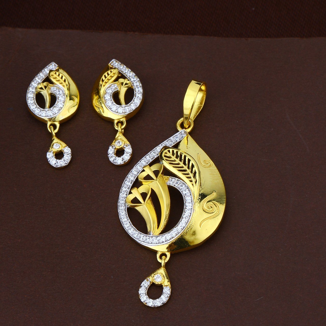 CZ Pendant Set (RPS-1219-P)