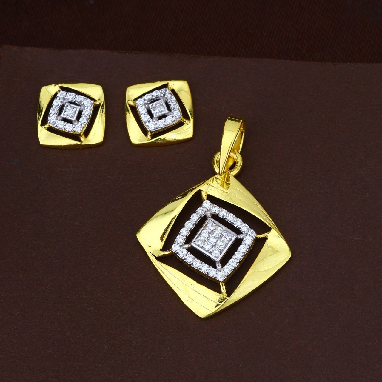 CZ Pendant Set (LPS-1751-P)
