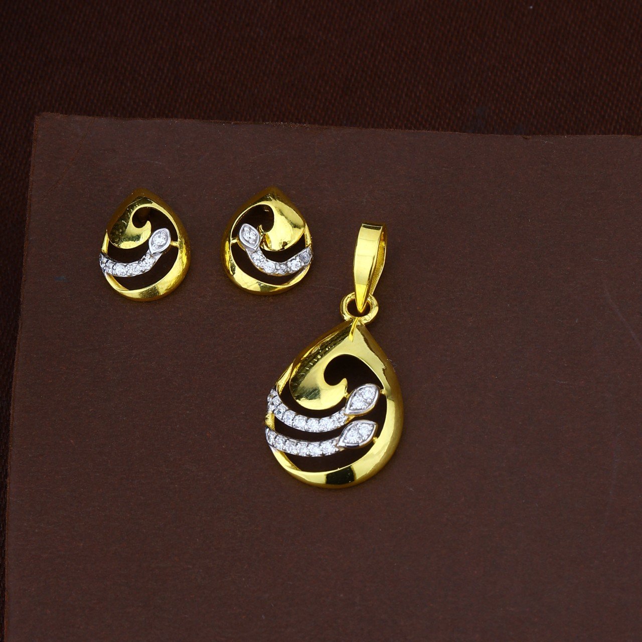 CZ Pendant Set (LPS-1858-P)