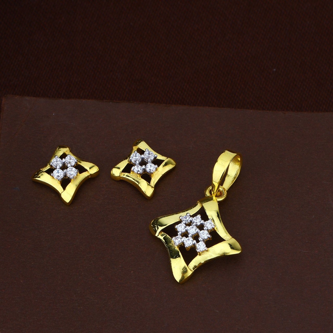 CZ Pendant Set (LPS-1892-P)