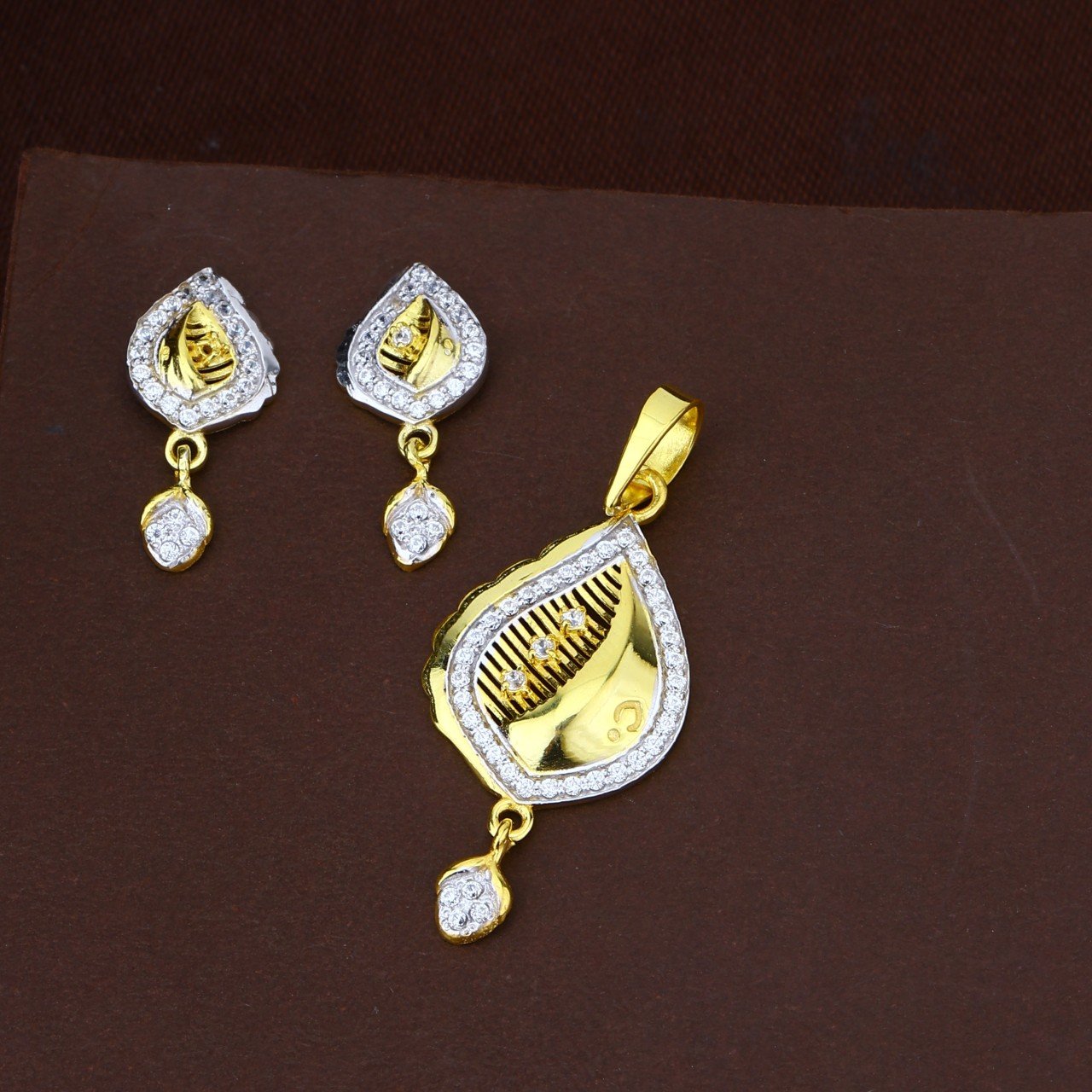 CZ Pendant Set (RPS-1242-P)